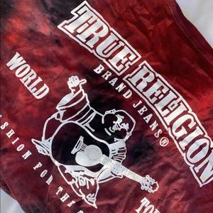 Burgundy true religion shirt